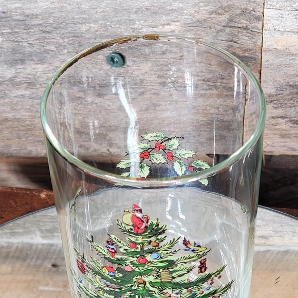 Spode Glass Company Christmas Tree 10 oz Tumbler - Picture 5 of 5